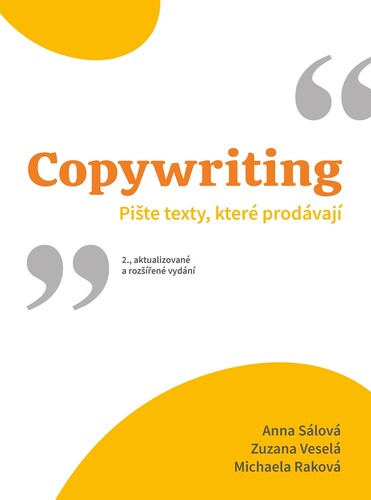 Kniha Copywriting - Anna Sálová,Zuzana Veselá,Michaela Raková