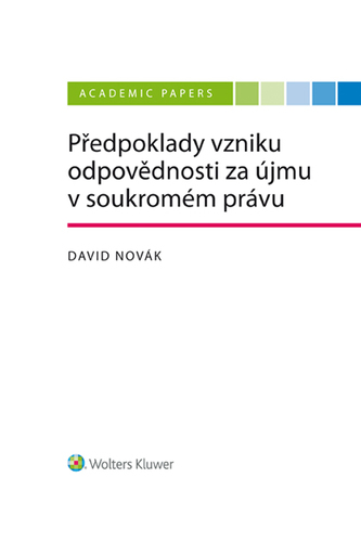Kniha Předpoklady vzniku odpovědnosti za újmu v soukromém právu - David Novák