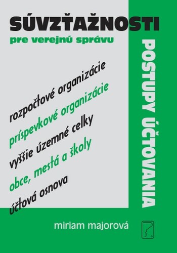 Kniha Súvzťažnosti pre verejnú správu - Miriam Majorova