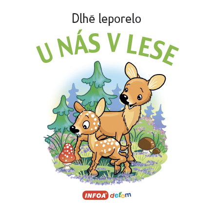 Kniha U nás v lese - Dlhé leporelo