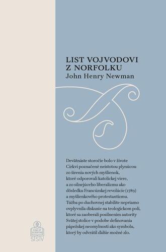 Kniha List vojvodovi z Norfolku - John Henry Newman