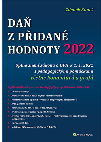 Kniha Daň z přidané hodnoty 2022 - Kuneš Zděnek