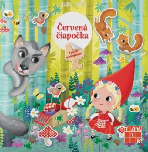 Kniha Červená čiapočka - príbeh s nálepkami