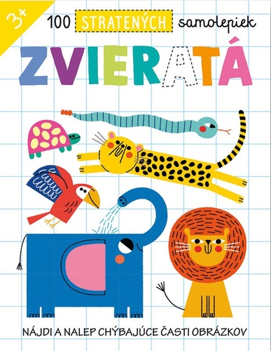 Kniha Zvieratá - 100 stratených samolepiek