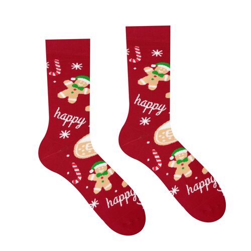 Unisex ponožky Froté Perníček HestySocks (veľkosť: 43-46)