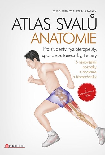 Kniha Atlas svalů - anatomie, 2. aktualizované vydání - Chris Jarmey