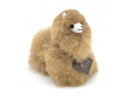 INKARI Alpaky Plyšová hračka Alpaca MINI – HAZELNUT