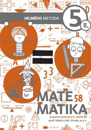 Kniha Matematika 5. ročník - pracovný zošit 2. diel (tehlová) - Milan Hejný
