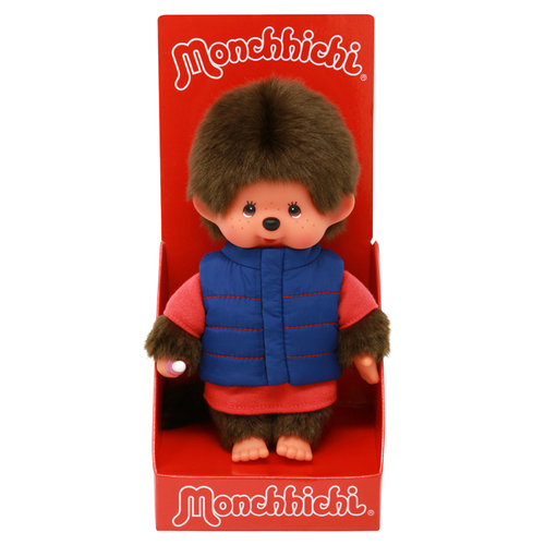 Mončiči chlapec v modrej veste 20cm