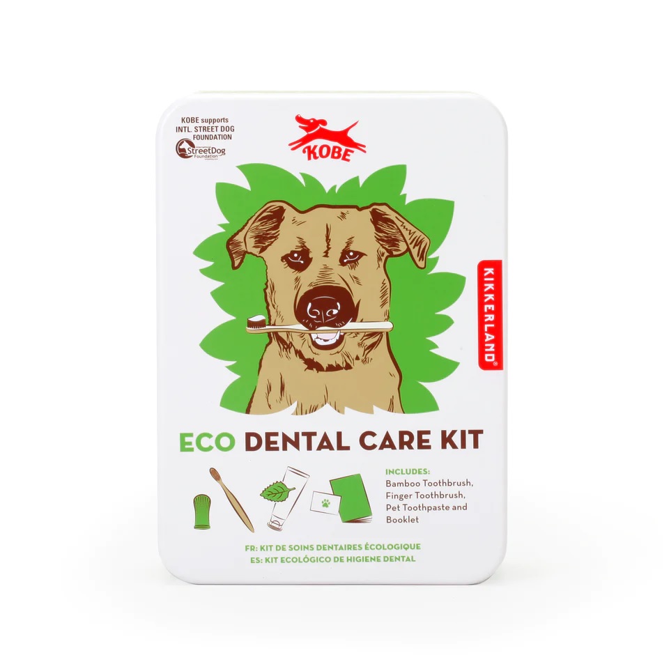 Kikkerland EKO súprava na starostlivosť o zuby pre psíkov