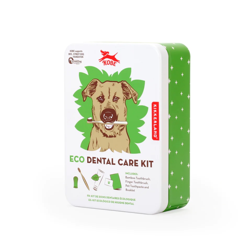 Kikkerland EKO súprava na starostlivosť o zuby pre psíkov