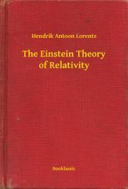 Kniha The Einstein Theory of Relativity - Lorentz Hendrik Antoon