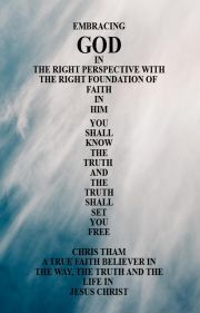Embracing God in the Right Perspective with the Right Foundation of Faith in Him