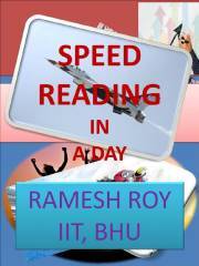 Speed Reading in a Day - Roy Ramesh