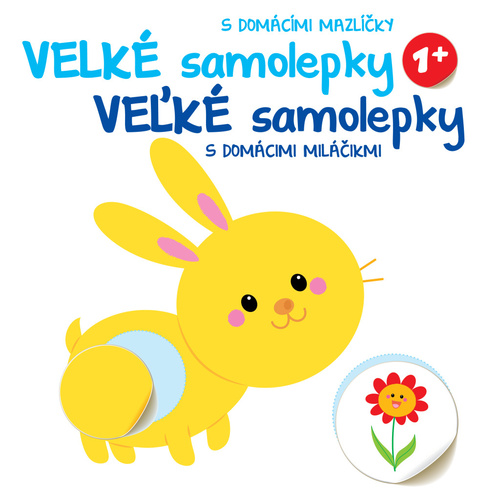 Kniha Velké samolepky s domácími mazlíčky