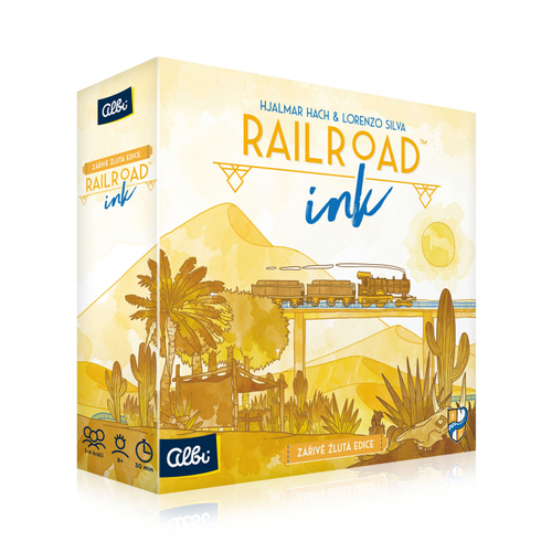 Albi Albi hra Railroad Ink - Žltá edícia