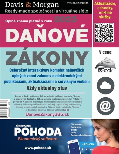 Daňové zákony 2023 - Úplné znenie platné v roku 2023