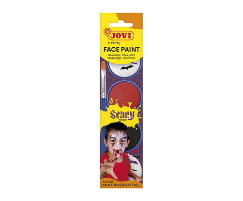 JOVI farby na tvár Scary sada s príslušenstvom 3x8 ml