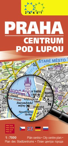Praha: Centrum pod lupou 1:7000, 3. vydání