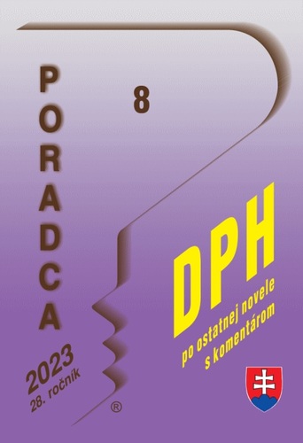 Poradca č. 8/2023 – DPH s komentárom pre rok 2024