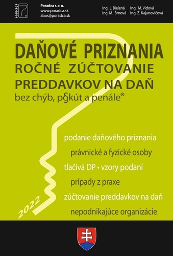 Kniha Daňové priznania 2022 + vyplnené vzory a tlačivá - Kolektív autorov