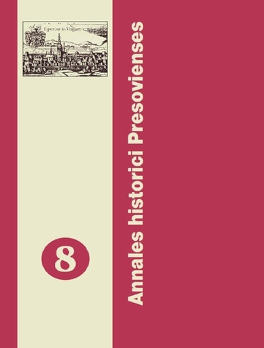 Kniha Annales Historici Presovienses 8 - doc. PaedDr. Martin Pekár