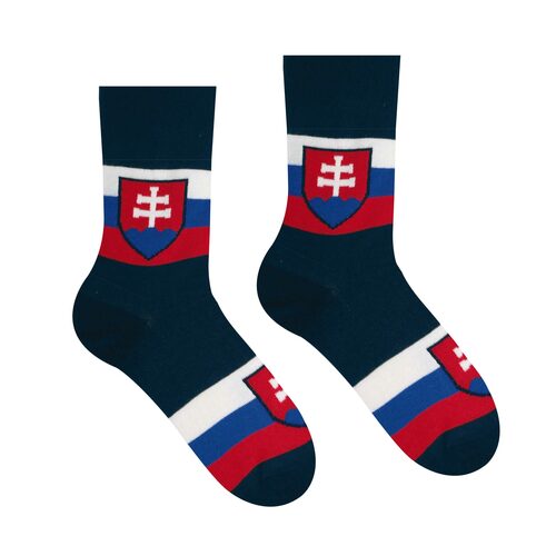 Detské ponožky Slovensko HestySocks (veľkosť: 25-29)