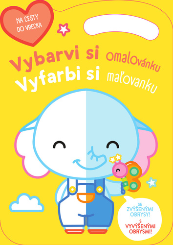 Vybarvi si omalovánku Slon/Vyfarbi si maľovanku Sloník