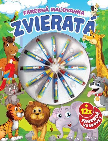 Kniha Farebná maľovanka - Zvieratá
