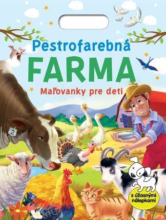 Kniha Pestrofarebná farma - Maľovanky pre deti