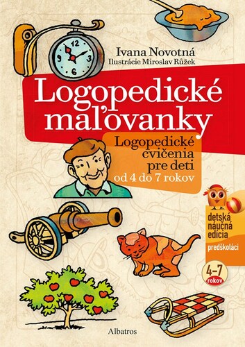 Logopedické maľovanky, vydanie r. 2023 - Ivana Novotná,Miroslav Růžek