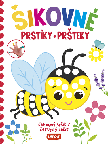 Šikovné prstíky / šikovné pršteky - červený sešit / červený zošit (cz/sk vydanie)