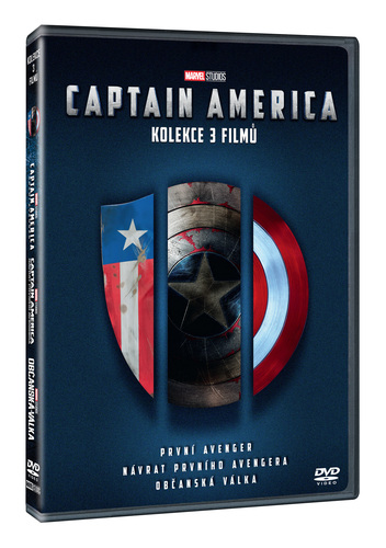 Captain America kolekce 1.-3. 3DVD