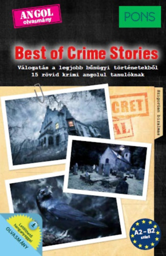 Kniha PONS Best of Crime Stories - Válogatás a legjobb bűnügyi történetekből - 15 rövid krimi angolul tanulóknak - Dominic Butler