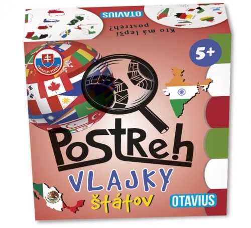 Kniha Postreh! Vlajky štátov