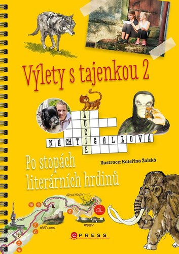 Kniha Výlety s tajenkou 2 – Po stopách literárních hrdinů - Lucie Nachtigallová