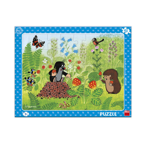 Kniha Puzzle 40 Krtek a jahody deskové