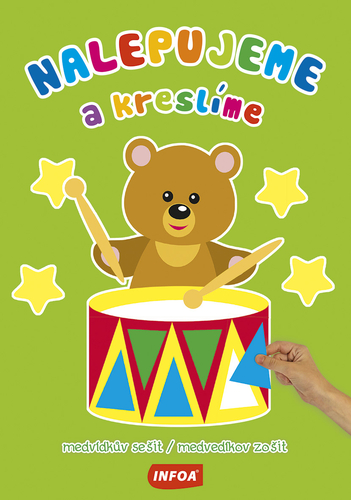 Kniha Nalepujeme a kreslíme medvídkův sešit/medvedíkov zošit