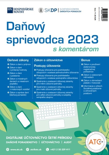 Kniha Daňový sprievodca 2023
