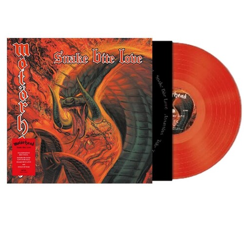 Kniha Motörhead - Snake Bite Love (Transparent Red) LP