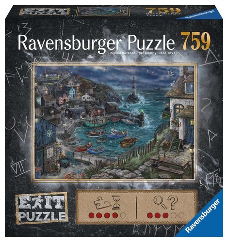 Exit Puzzle: Maják pri prístave 759 Ravensburger