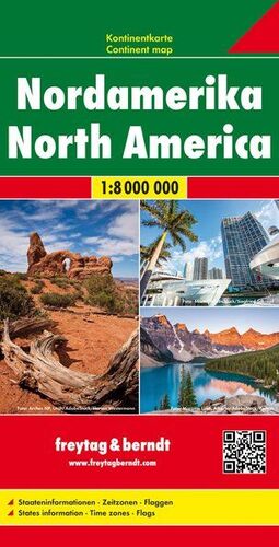 Amerika sever 1:8 000 000