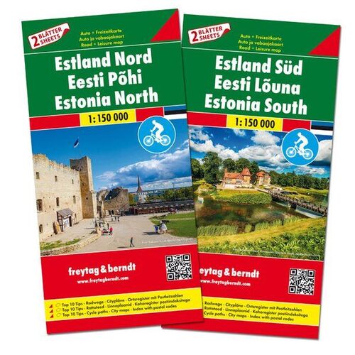 Estónsko 1:150 000 Set 2 mapy