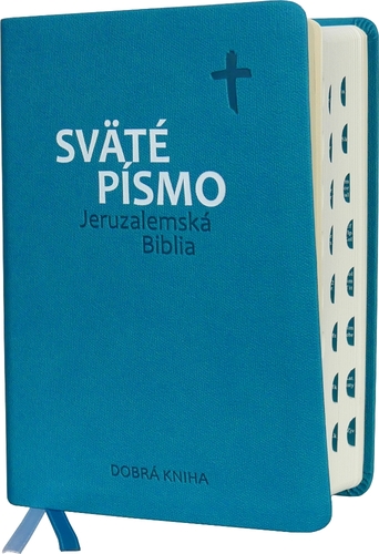Kniha Sväté písmo – Jeruzalemská Biblia (stredný formát) – tyrkysová obálka