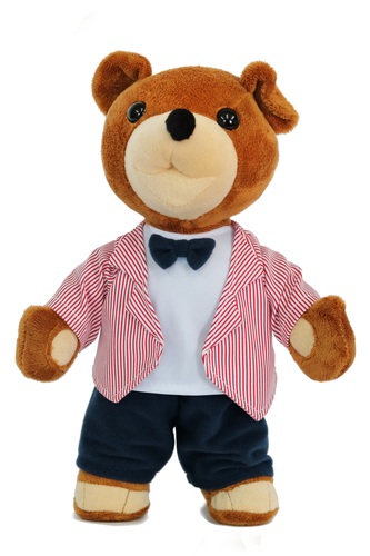 Plyšový medvedík Macko Uško - elegán 30 cm