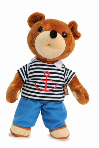 Plyšový medvedík Macko Uško - námorník 30 cm