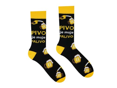 Unisex ponožky Pivo je moje palivo Paradoo (veľkosť: 41-46)
