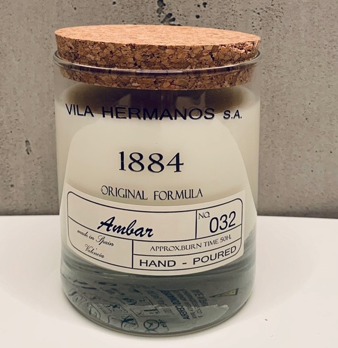 Vila Hermanos 1884 AMBAR vonná sviečka 190g