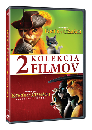 Kocúr v čižmách kolekcia 1.+2. 2DVD (SK)