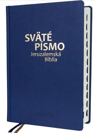 Kniha Sväté písmo – Jeruzalemská Biblia (veľký formát) – modrá